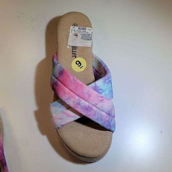 BRAND NEW OLIVIA MILLER RIVER WOMEN"S  PLASFORM  ESPADRILLE SANDAL - Picture 9 of 16